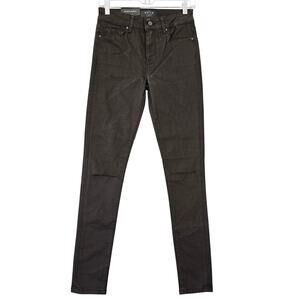 DSTLD Skinny Jeans Black Size 28 NEW Stretch Skinny Grunge Rips Distressed Women